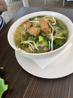 Veggie Pho with tofu   at Viet Pho Cafe in Port Douglas