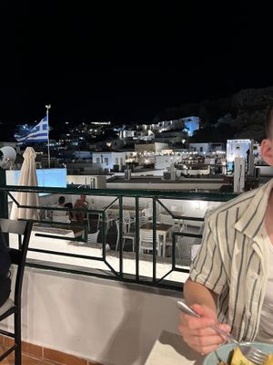   at Alex's Restaurant Roof Garden in Rhodes