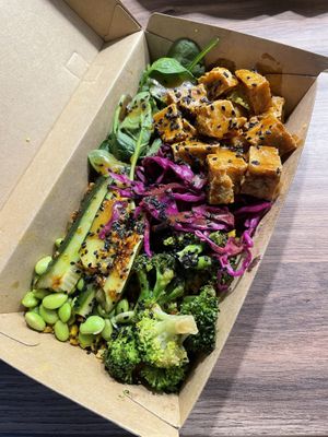 Tofu Bowl take away  at Ravintola Kilpis in Kilpisjarvi