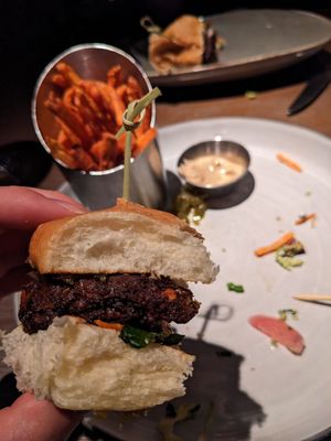Small plate sliders at Root Down - 33rd Ave in Denver