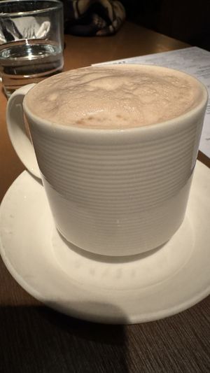 Sherpa chai with almond milk  #Veganuary at Root Down - 33rd Ave in Denver