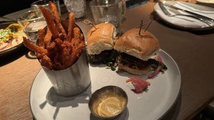 Vegan sliders  #Veganuary at Root Down - 33rd Ave in Denver