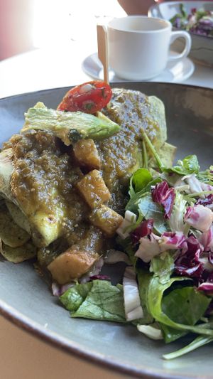 Breakfast burrito!!  at Root Down - 33rd Ave in Denver