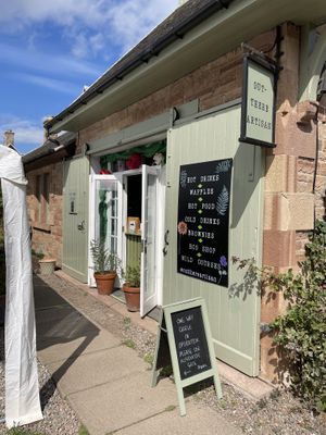 Outside at Out-there Artisan in Jedburgh