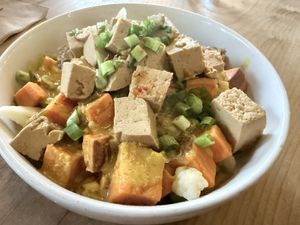 Tofu rice bowl   at Boo Koo in Mill Valley
