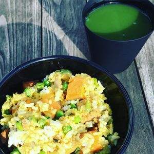 Vegan Yellow Curry with Sweet Garlic Tofu at Boo Koo in Mill Valley