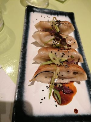 Gyoza / dumplings at Veganees in Amsterdam