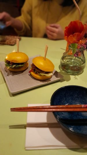 Bao bun at Veganees in Amsterdam