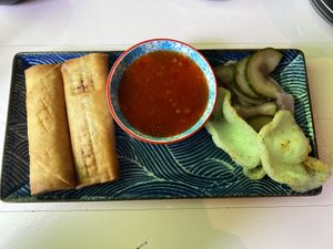 Spring Rolls   at Veganees in Amsterdam