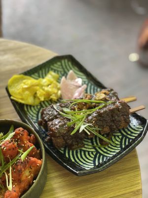 Tahoe satay  at Veganees in Amsterdam