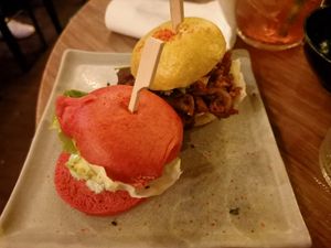 Bao buns at Veganees in Amsterdam