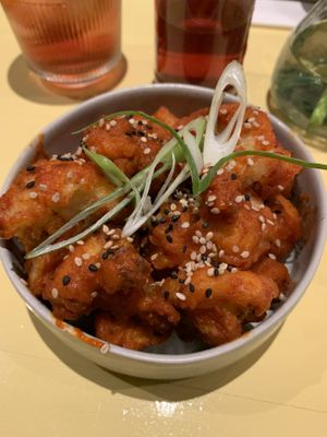 Korean cauliflower so yummyyyy  at Veganees in Amsterdam