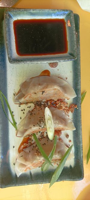 Gyoza at Veganees in Amsterdam
