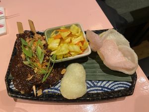 Tahoe satay: very tasty  at Veganees in Amsterdam