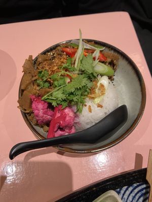 Indonesian rendang: tasty and spicy  at Veganees in Amsterdam