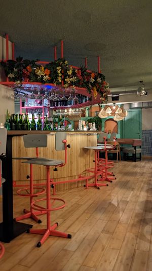 Bar area at Veganees at Veganees in Amsterdam