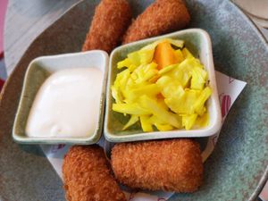 Kimchi Croquettes at Veganees in Amsterdam