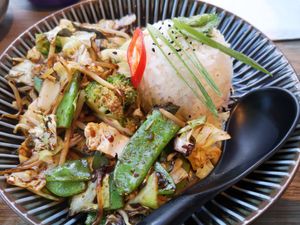 Shanghai fry at Veganees in Amsterdam