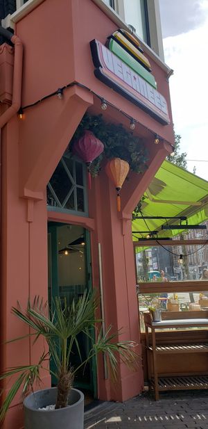 Entrance at Veganees in Amsterdam