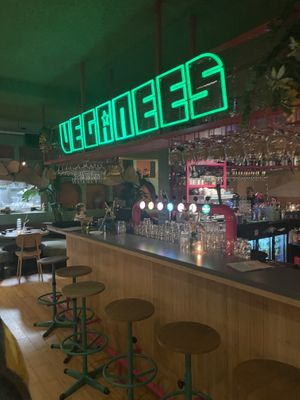 Inside  at Veganees in Amsterdam