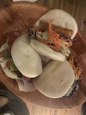 Baos  at Veganees in Amsterdam