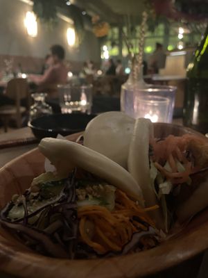 Baos  at Veganees in Amsterdam