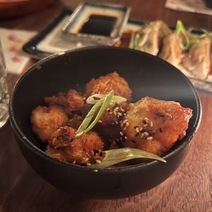 Cauliflower bites   at Veganees in Amsterdam