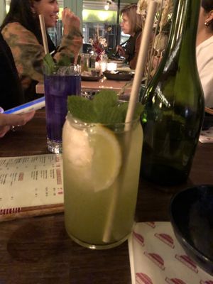 Matcha drink   at Veganees in Amsterdam