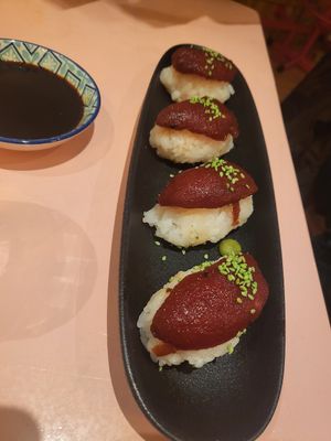 Nigiri at Veganees in Amsterdam