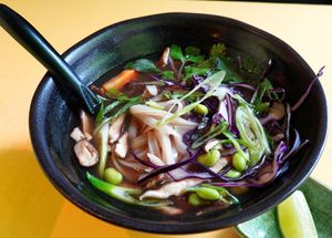 Phô at Veganees in Amsterdam