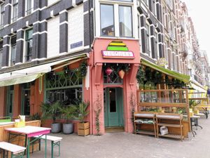 Entrance at Veganees in Amsterdam