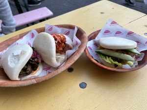 all 3 buns  at Veganees in Amsterdam