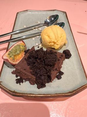 Ganache 😆 at Veganees in Amsterdam