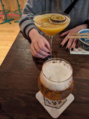 Drinks at Veganees in Amsterdam