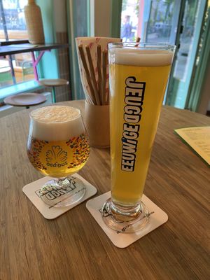 Mannenliefde (a bit bitter) and Wijsneus (tasty and mild)  at Veganees in Amsterdam