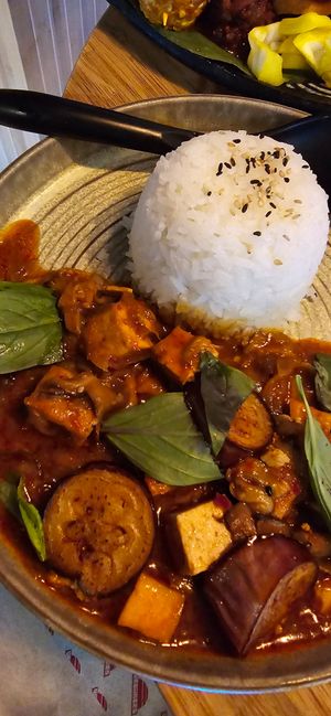 Mapo tofu at Veganees in Amsterdam