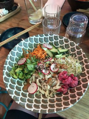 Thai noodle salad   at Veganees in Amsterdam
