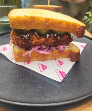 Katsu Sando at Veganees in Amsterdam
