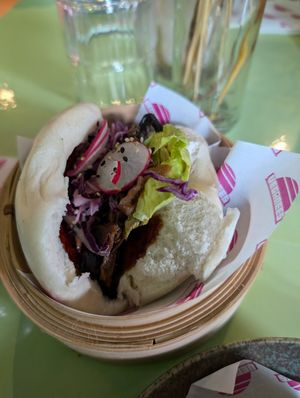 Shitake bao at Veganees in Amsterdam