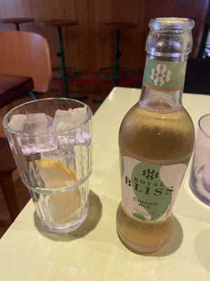 Nice ginger ale  at Veganees in Amsterdam