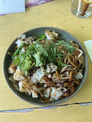 Nameko noodles  at Veganees in Amsterdam