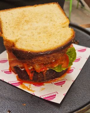 Korean BLT at Veganees in Amsterdam