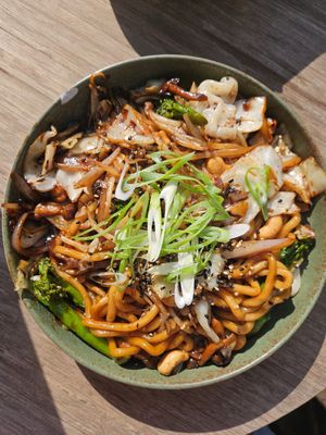 Nameko Noodles at Veganees in Amsterdam
