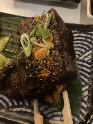 Tempeh satay  at Veganees in Amsterdam