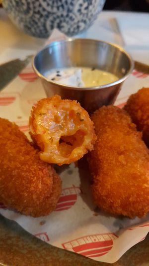 Kimchi kroketjes at Veganees in Amsterdam