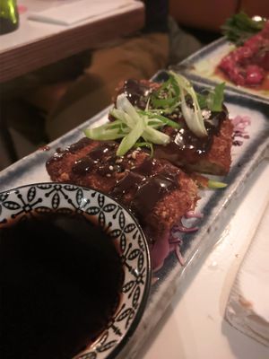 Tempeh katsu at Veganees in Amsterdam