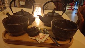 Tea at Veganees in Amsterdam