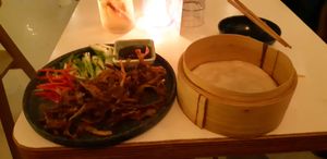 Chinese pancakes at Veganees in Amsterdam