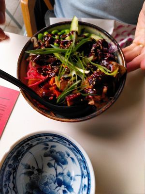 Bibimbap at Veganees in Amsterdam