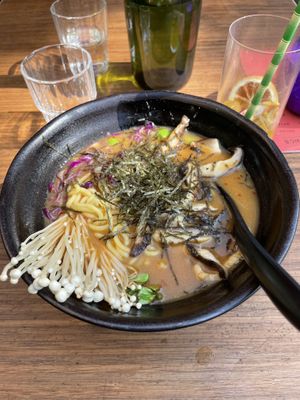 Miso Ramen  at Veganees in Amsterdam